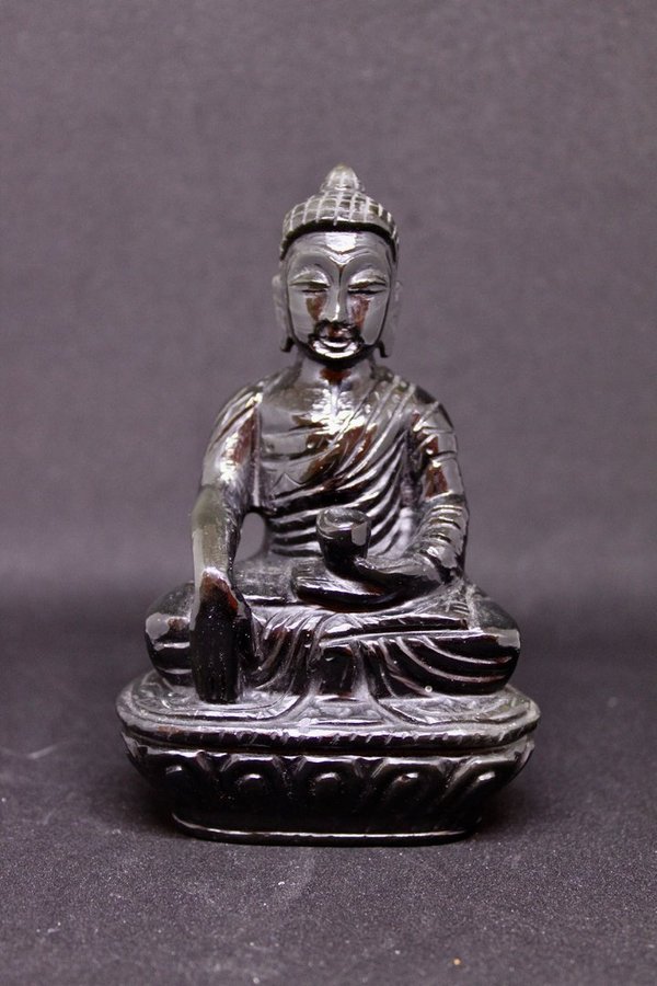 Buddha Regenbogenobsidian H 11,5 cm