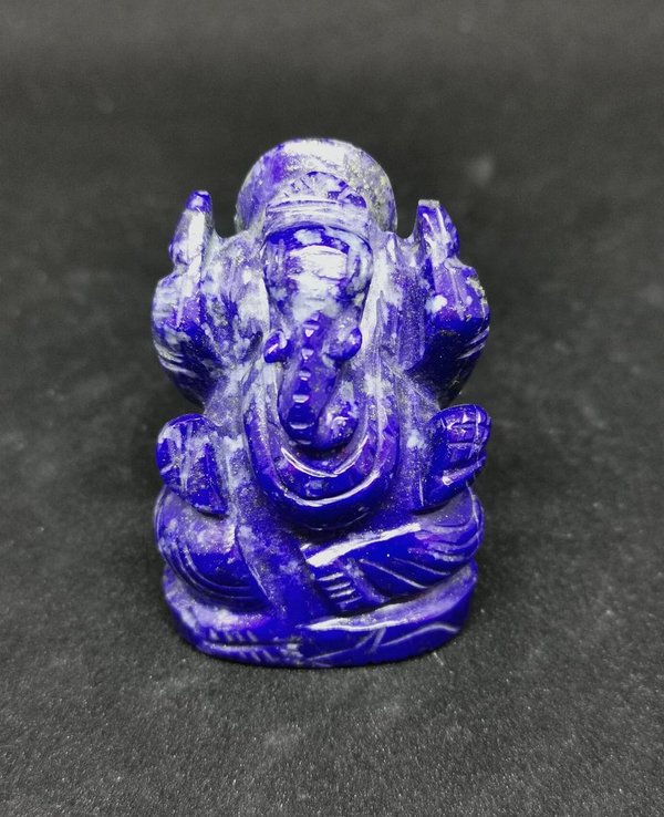 Ganesha Figur aus Lapislazuli